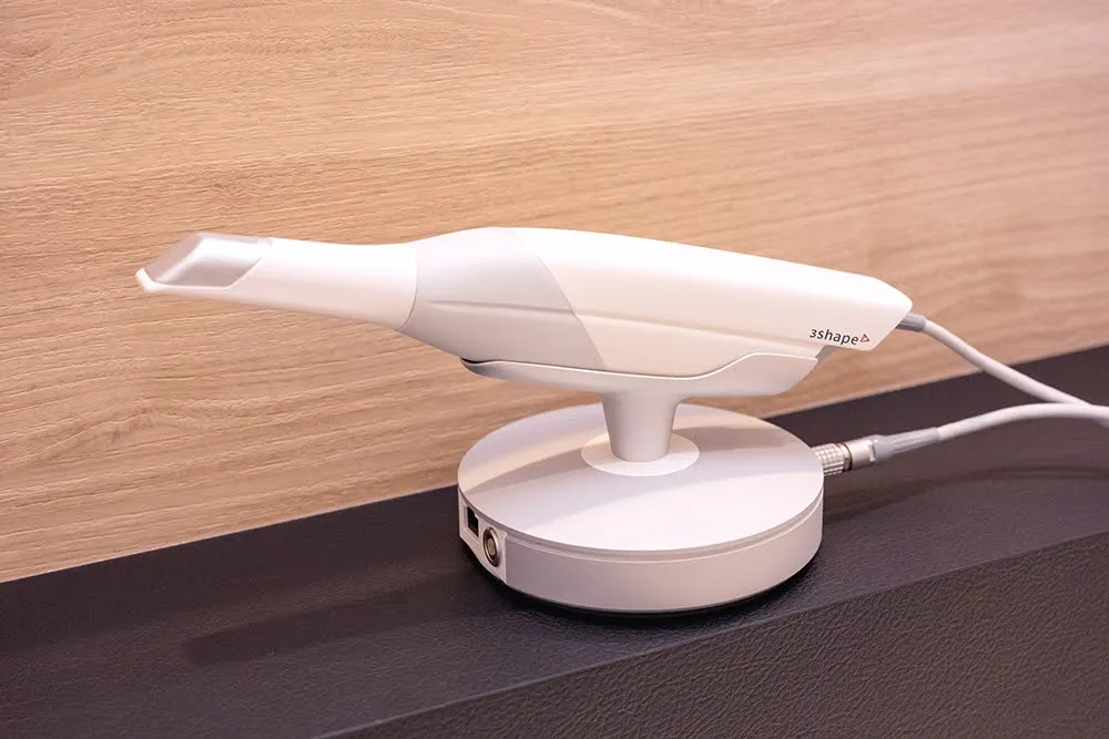 口腔内スキャナーの3Dモデル画面